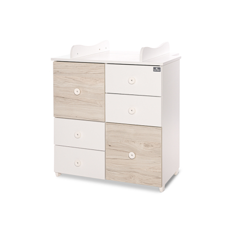 LORELLI CUPBOARD COLOR WHITE/LIGHT OAK NEW