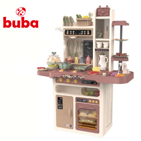  Детска кухня Buba Modern Kitchen, 65 части, 889-212, розова 