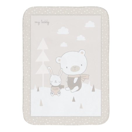 Супер меко бебешко одеяло 110/140 см My Teddy