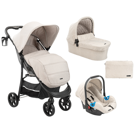 Комбинирана количка 3в1 Selina Light Beige 2023