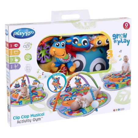 PLAYGRO МУЗИКАЛНА АКТИВНА ГИМНАСТИКА КОНЧЕ ХОП ТРОП 0М+