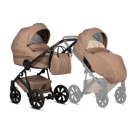Tutis Zippy 158 Кафява Комбинирана Детска Количка 2 в 1