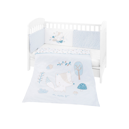 KikkaBoo Бебешки спален комплект 2 части EU style 60/120 Little Fox