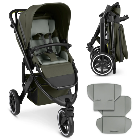 ABC Design Running Stroller Salsa 5 Run Avocado Комбинирана Спортна Детска Количка