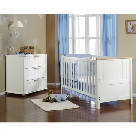 Трансформиращо се легло COT MI3 - 70/140 - white