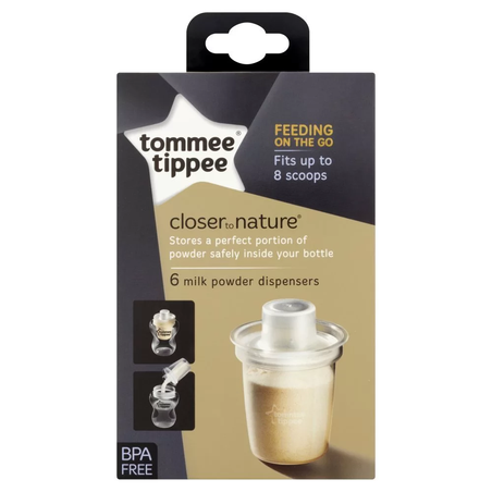 Tommee Tippee ДИСПЕНСЪР ЗА СУХО МЛЯКО (6 бр./оп.)