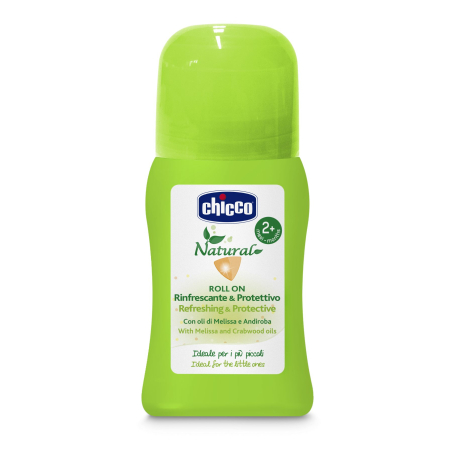 CHICCO Oсвежаващ и защитен рол-он NaturalZ  2м+ 60 ml