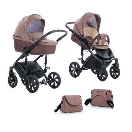 Tutis Viva 4 Deep Taupe 078 Комбинирана Детска Количка 2 в 1