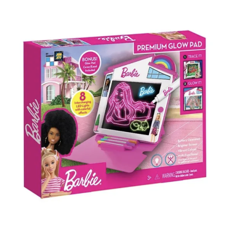 Premium Glow Pad Barbie 3+ Светеща Дъска за Рисуване