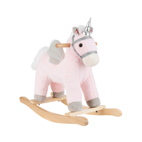 KikkaBoo Люлеещо конче със звук Pink Horse