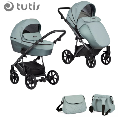 Tutis Viva 4 LUX Turquoise 063 Комбинирана Детска Количка 2 в 1