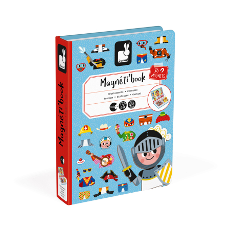 Janod Magneti'Book Магнитна Книга Момчета с Магнитни Дрехи