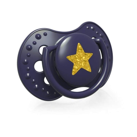 Силиконова залъгалка 2 бр Stardust 0-3м