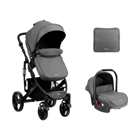Комбинирана количка 3в1 с трансф. седалка Beloved Dark Grey 2023