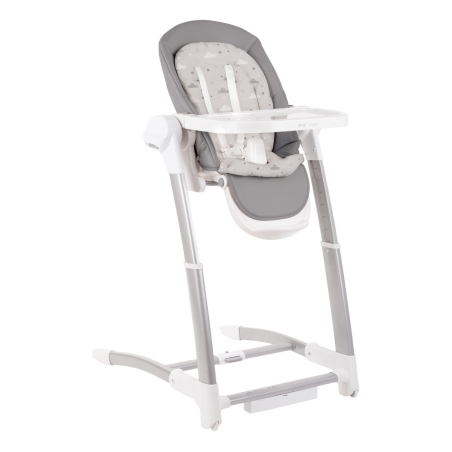 KikkaBoo Електрическа люлка & Столче за хранене Prima 3in1 Grey 2023