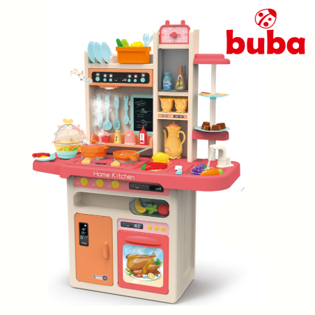  Детска кухня Buba Home Kitchen, 65 части, 889-162, розова 