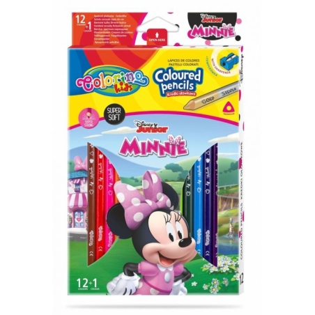 Цветни моливи Minnie, 12 бр.