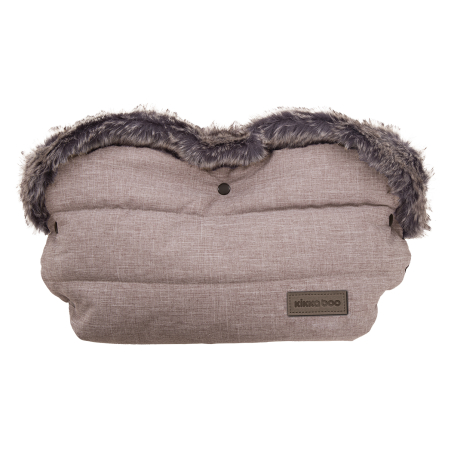 Ръкавица за количка Fur Melange Beige