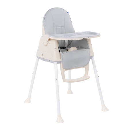 Стол за хранене 3в1 Creamy Grey