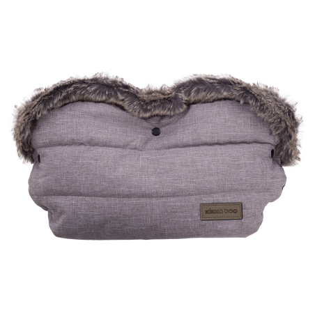 Ръкавица за количка Fur Melange Grey