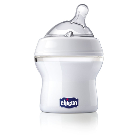CHICCO Шише Natural Feeling РР 0м+150 мл. универсал