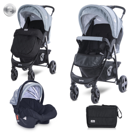 Д.КОЛИЧКА DAISY BASIC SET BLACK & SILVER BLUE