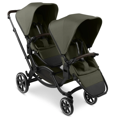 ABC Design Double Stroller Zoom 2 Avocado Комбинирана Детска Количка за Близнаци