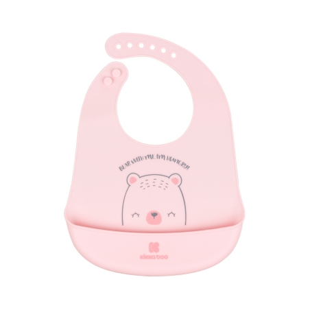 Лигавник силиконов Bear with me Pink