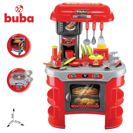  Детска кухня Buba Kitchen Cook 008-908А, Червена 
