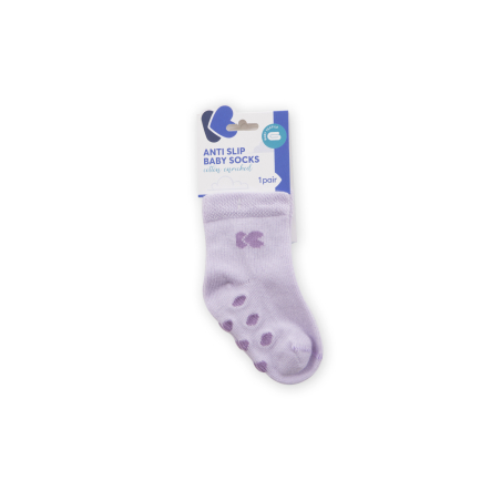 Бебешки чорапи с релефно стъпало Purple 1-2г