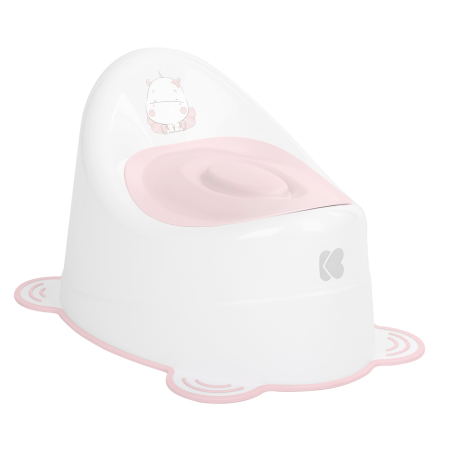 KikkaBoo Гърне Anti-Slip Hippo Pink