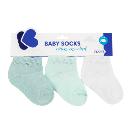 KikkaBoo Бебешки летни чорапи Mint 6-12м