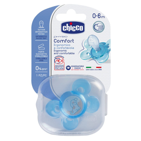 CHICCO Залъгалка PhysioForma Comfort 0-6м. за момче