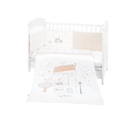 KikkaBoo Бебешки спален комплект 2 части EU style 60/120 My Teddy