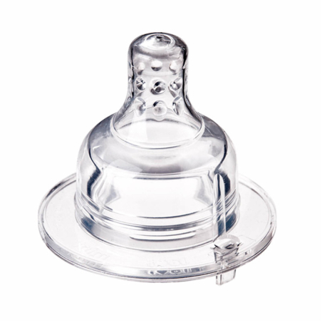 Силиконов биберон Dynamic Slow, 3м+, 2 бр.
