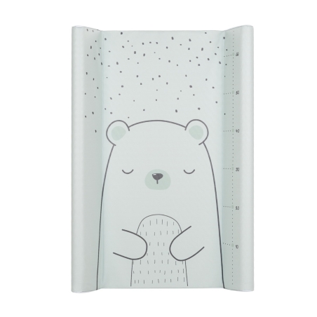 KikkaBoo Мека PVC подложка за повиване 70х50см Bear with me Mint