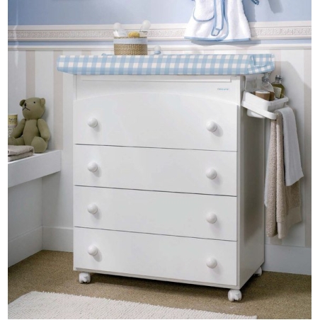 Скрин с вана за къпане и повивалник B970 white blue bears