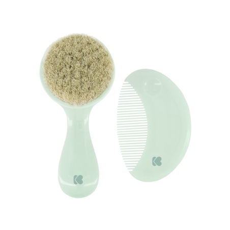 Гребен и четка от естествен косъм Savanna Mint