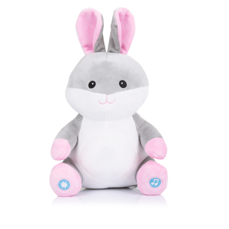 Chipolino  Плюшена играчка с музика и лампа Бъни