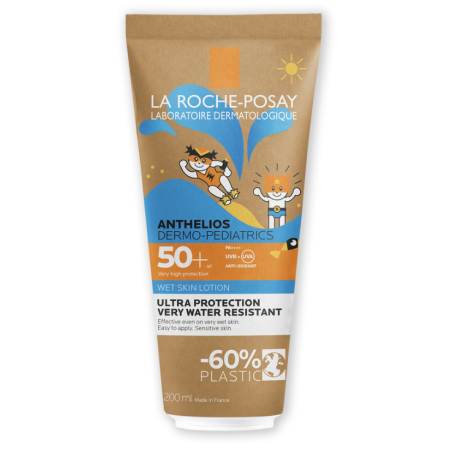 La Roche-Posay Anthelios SPF50+ Wet Skin Лосион за Деца 200мл Еко Опаковка