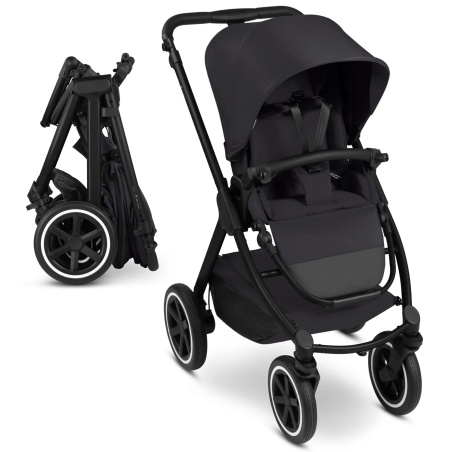 ABC Design Samba 2 Coal Комбинирана Детска Количка 2 в 1