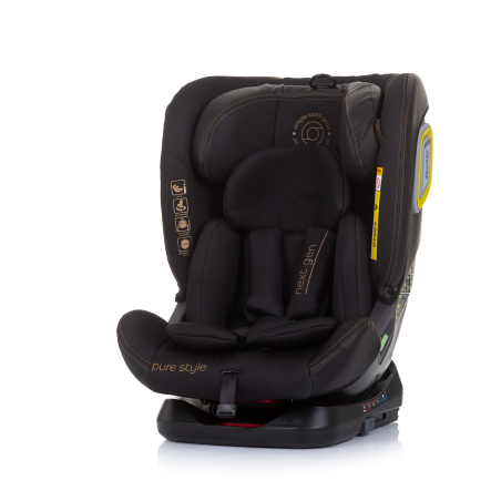 Chipolino  Столче за кола 360 I-size ISOFIX 40-150 NEXT GEN Абанос