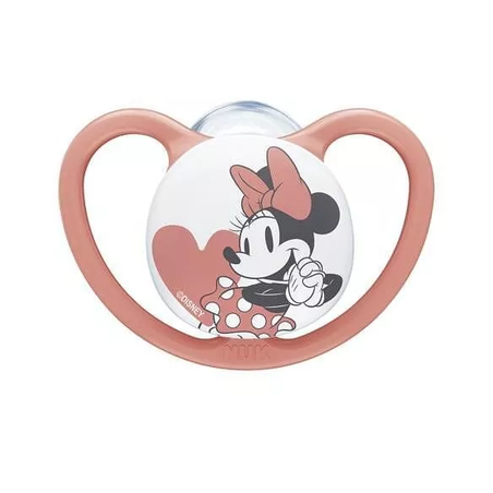 NUK Биберон Залъгалка Силикон 0-6 месеца 1 Брой Space Mickey с Кутия