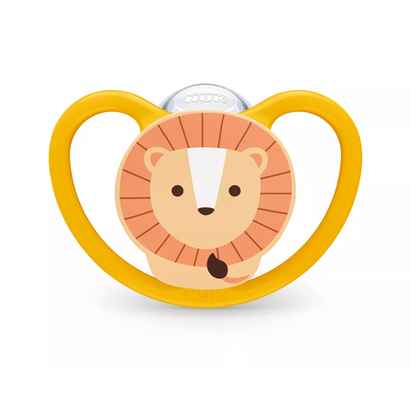 NUK Биберон Залъгалка Силикон от 18-36 месеца 1 брой Space с Кутия