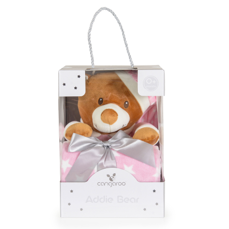 Cangaroo Одеало 90/75 с Играчка Addie Bear 111963