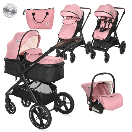 Д.КОЛИЧКА VIOLA SET PINK