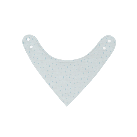 KikkaBoo Муселинов лигавник Dots Blue
