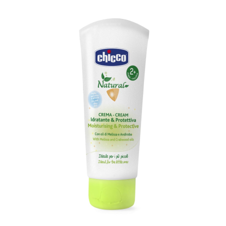 CHICCO Oвлажняващ и защитен крем NaturalZ  2м+ 100 ml