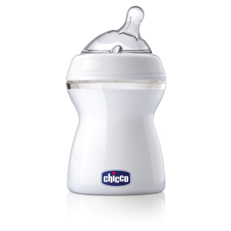 CHICCO Шише Natural Feeling РР 2м+ 250 мл. универсал