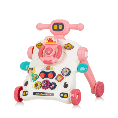 Chipolino Музикална игра на колела 3 в 1 Кола Розова